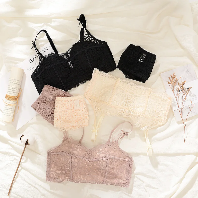 Новинка комплект женского нижнего белья кружевной сексуальный с бюстгальтером