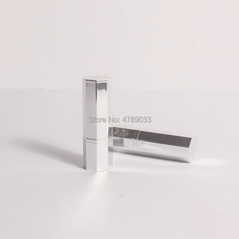 

Серебристая помада, трубка 12,1 мм, сделай сам, Бальзамы для губ, домашние губные помады, бальзам, Пустые контейнеры, косметический макияж на д...