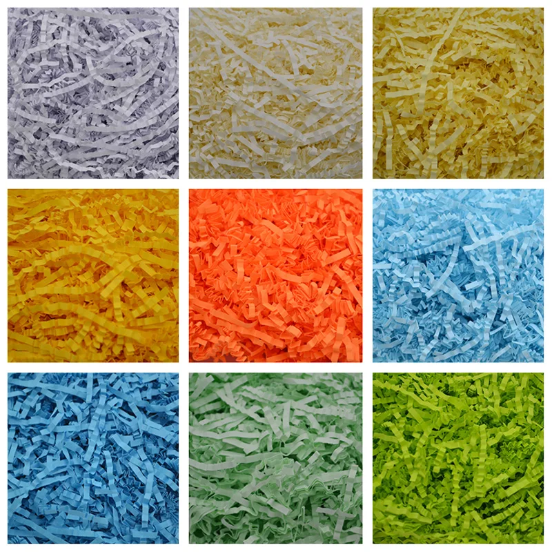 50 лампочек заполняющий материал измельченная гофрированная бумага конфетти