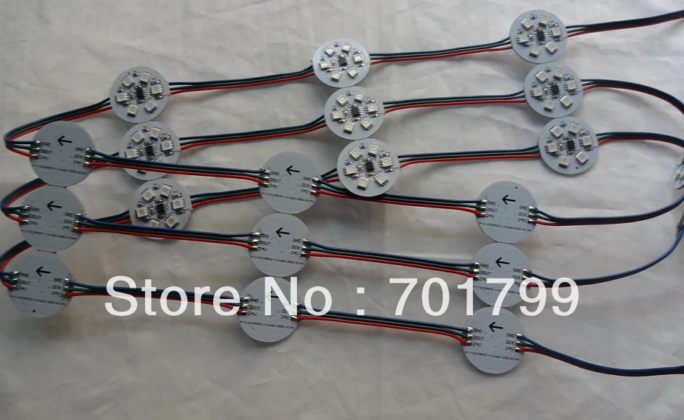 Предварительно припаянсветодиодный светодиодные PCBA pixe UCS1903 DC 24 В 20 шт. вход