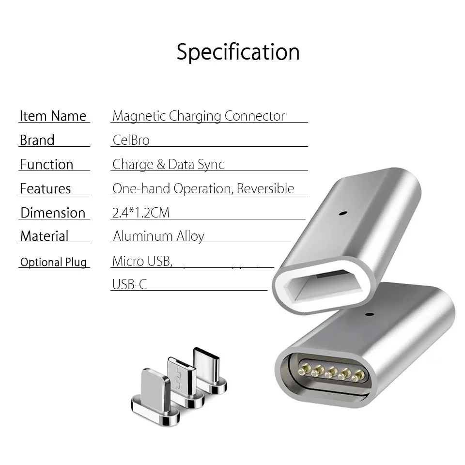 Usb type C Магнитный адаптер Micro Магнит с разъемом зарядное устройство Kabel конвертер