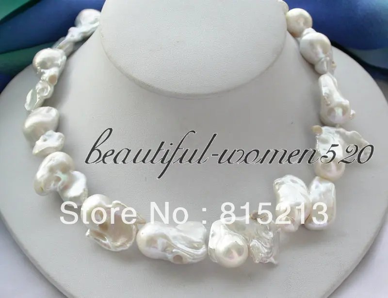 Ожерелье с жемчугом Reborn A1444 белая барочная A1444|necklace wholesale|pearl necklacenecklace necklace |