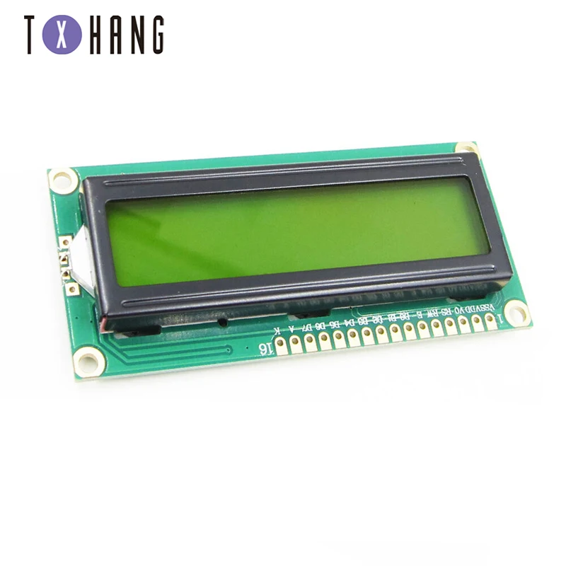 1 шт. ЖК 1602 Модуль зеленый экран 16x2 символьный светодиодный дисплей Module.1602 5 в и