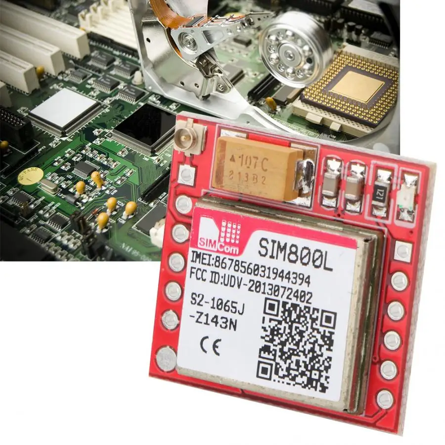 SIM800L GPRS GSM модуль Kit карта Micro SIM Core четырехдиапазонный TTL последовательный порт с
