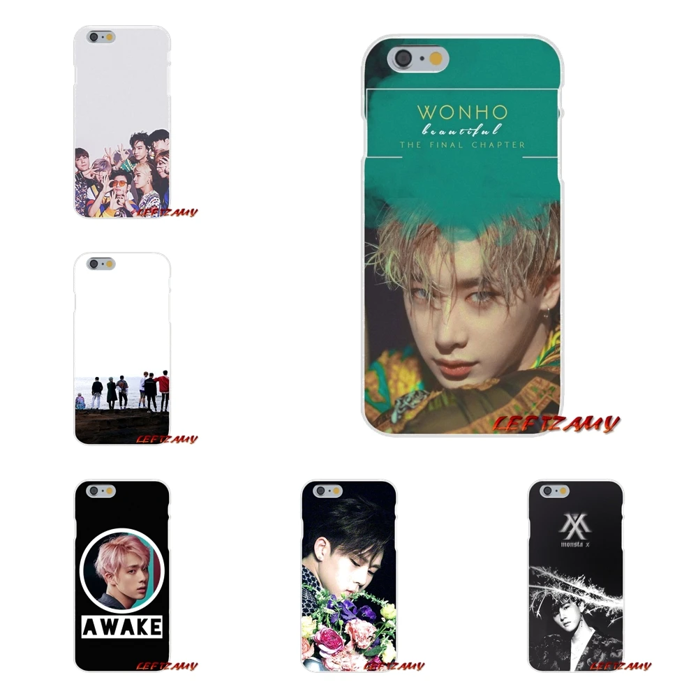 Аксессуары чехлы для телефонов Monsta X KPOP Boy Huawei P8 P9 P10 Lite 2017 Honor 4C 5X 5C 6X Mate 7 8 9 10 Pro |