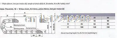 1000mm 10x10 mm Cable Drag Chain Radius 28mm Wire Carrier 10*10*R28 | Обустройство дома