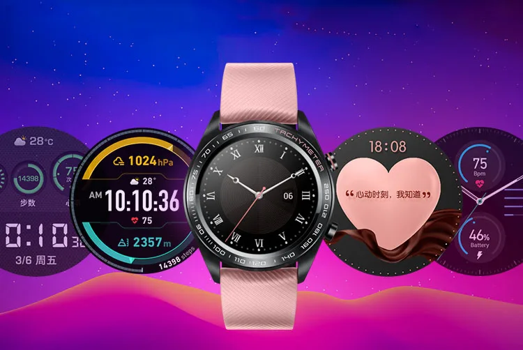 HONOR Смарт часы водонепроницаемый телефонный звонок Поддержка gps сердечного ритма трекер сна счетчик шагов для женщин подарок(gps, 42 мм