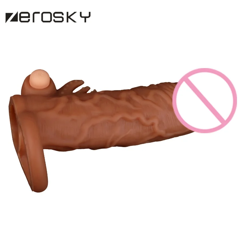 Zerosky толстые кондомы для мужчин женский ремень интимные товары увеличитель