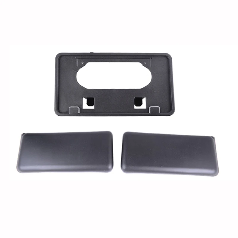 Set Для Ford F150 2009- Автозапчасти автомобильный номерной знак держатель номерного знака Передняя наклейка для защиты от ударов - Название цвета: Set