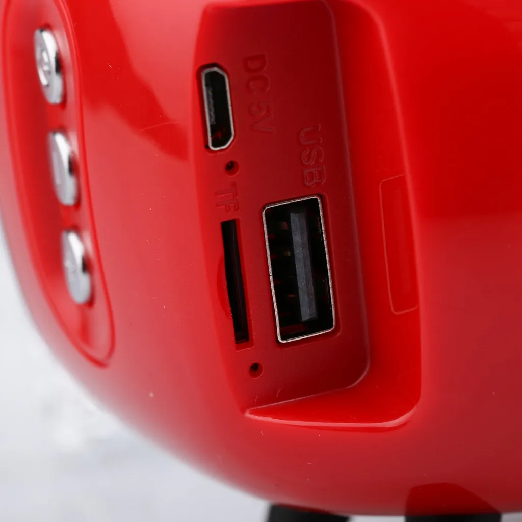 Портативный беспроводной мини динамик плеер USB радио Fm Bluetooth, колонка bluetooth динамик Поддержка TF карты Универсальный мобильный