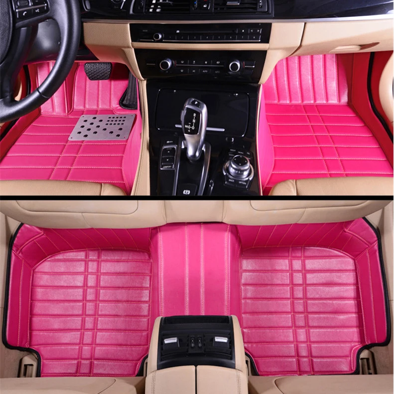 Женские высококачественные модные розовые коврики 5d для всех моделей