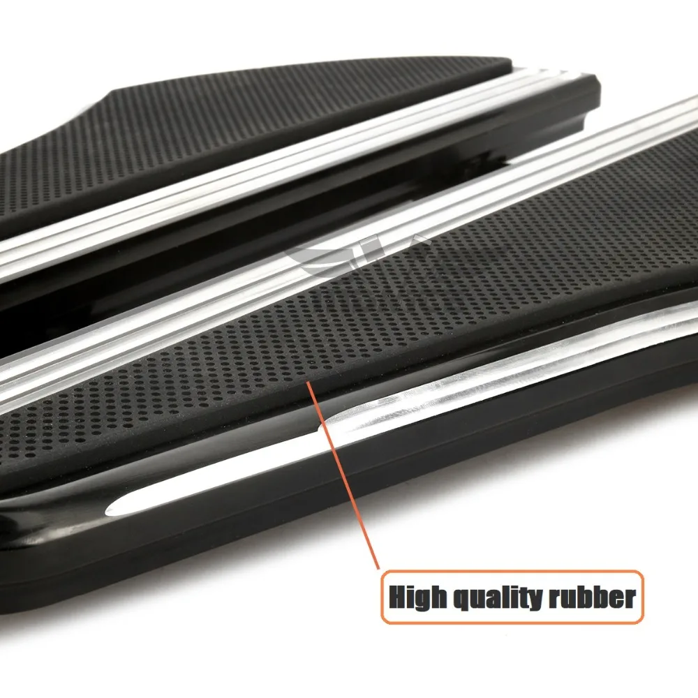 Передний водительский пол подножки для harley black floorboard Touring street Glide roadking 2000-2020 |