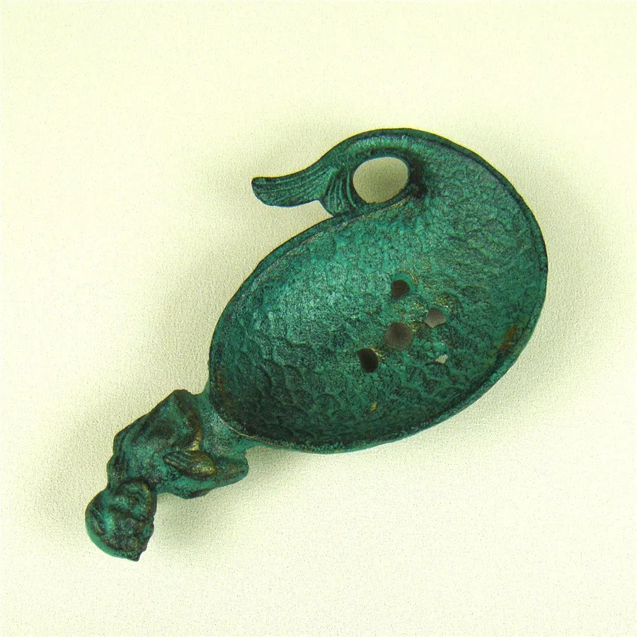 Винтажное медное Мыло русалка Блюдо декоративное железо морская горничная