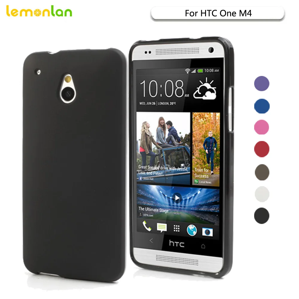 Lemonlan для htc One Mini M4 чехол Полный Матовая Мягкий гель ТПУ телефона Капа Shell|phone cover|case