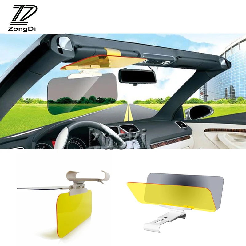 

ZD 1X Car Sun Visor Goggle for Toyota Avensis Rav4 Audi Q5 A6 Lifan X60 Renault Captur Skoda Yeti Ford Mondeo Kuga Accessorise