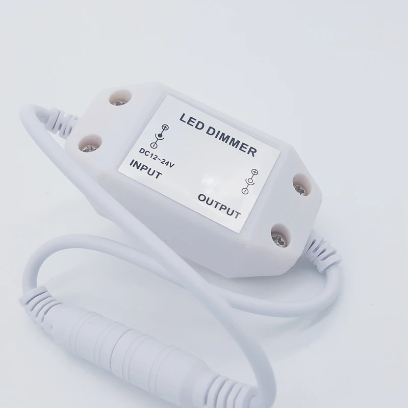Недорогой светодиодный регулятор яркости для одноцветной ленты 3528 5050 5730 12 В 24