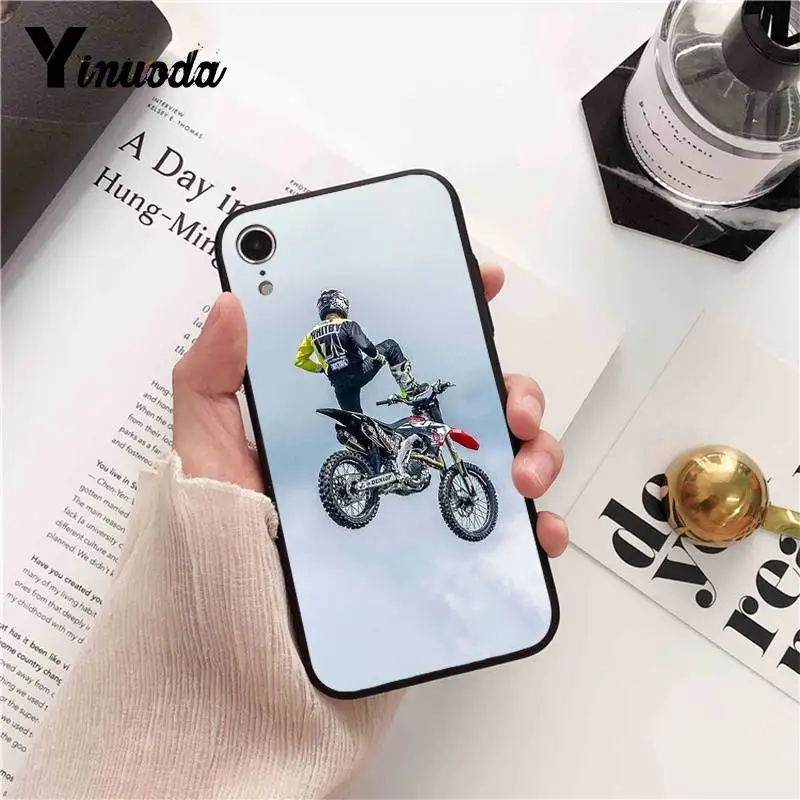 Yinuoda Moto Cross спортивный милый чехол для телефона iPhone 8 7 6 6S 6Plus 5 5S SE XR X XS MAX Shell 11 pro max |