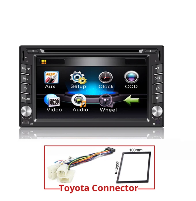 2 din Android WINCE универсальный автомобильный Радио 2din gps DVD мультимедиа для Nissan pathfinder Xtrail VW Polo Golf Toyota hyundai - Цвет: Wince For Toyota
