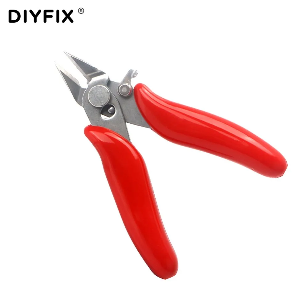 

DIYFIX 3,5 "мини диагональные режущие плоскогубцы с замком проводный кабель боковой флеш-резак для нагревательных проволочных катушек Ручной и...