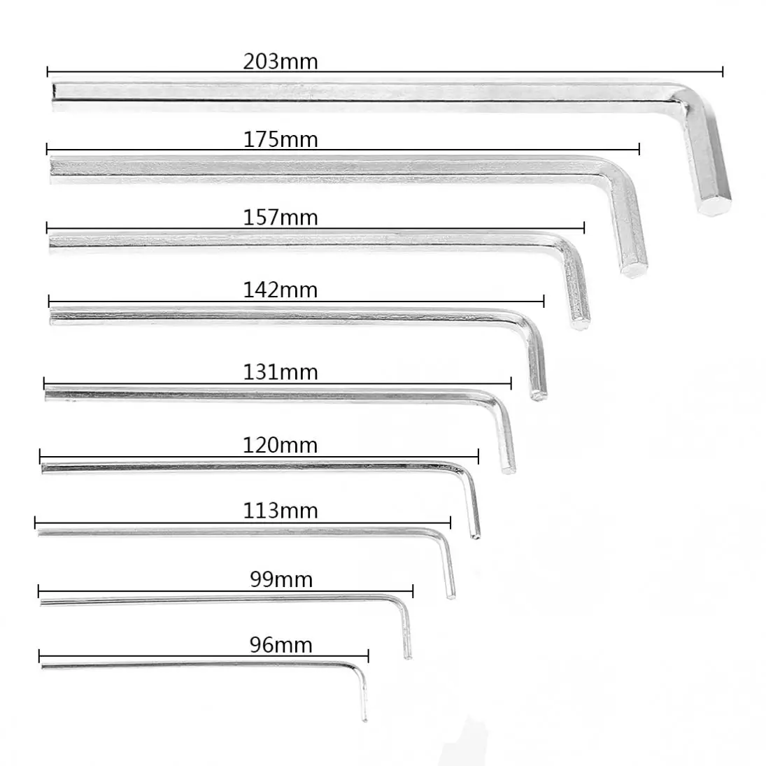 Многофункциональный стальной шестигранный ключ 9 шт./лот набор ручных