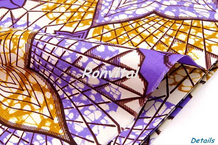 Guaranteed quality! African batik cotton fabric print wholesale Free shipping 6yards/lot Item no.Y164 | Дом и сад