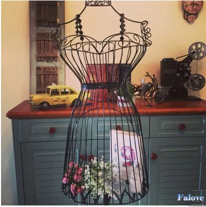 Модный высококачественный Женский металлический манекен одежда металлическая