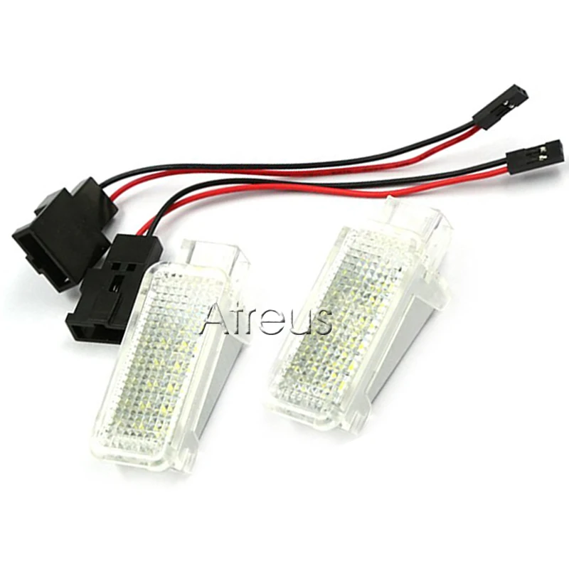 Atreus 2X двери автомобиля приветственное оповещение 12V для Audi A2 A3 S3 A4 S4 RS4 A5 S5 A6 S6 RS6 A8 S8