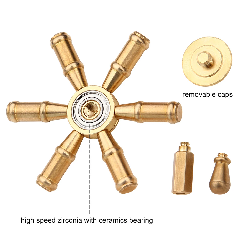 DODOELEPHANT Fidget Spinner 3 в 1 ручной Finger Spiner металлический снимающий стресс вращающийся EDC