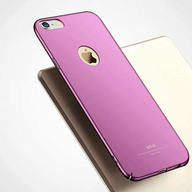MSVII Cases For iPhone 7 8 Plus Case Finger Ring Matte Cover Coque 5 5S SE Car Holder 6 6S |