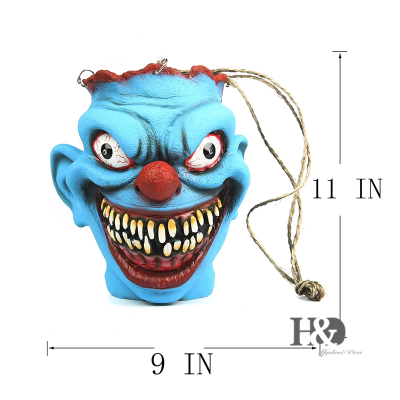 H& D 10 дюймов Ужас латекс Хэллоуин маска стиль на Хэллоуин с надписью Trick или Treat украшение дома(четыре стиля s на выбор