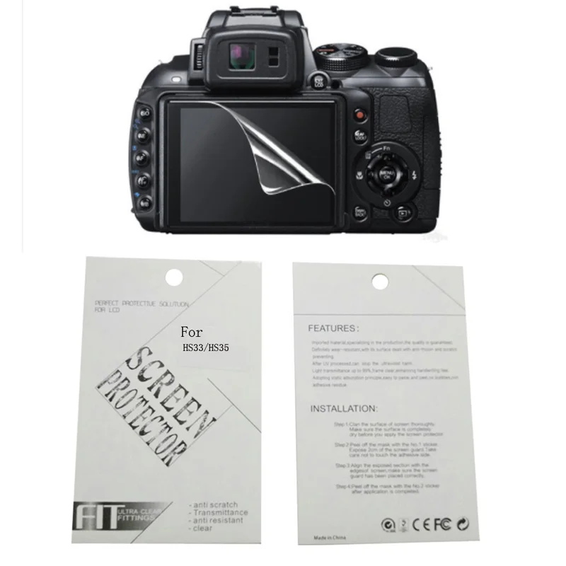 Мягкая защитная пленка для экрана камеры 2 шт. FUJIFILM HS33 HS35 HS50EXR S8600 S1 s9400w s8200 s11000 S9800