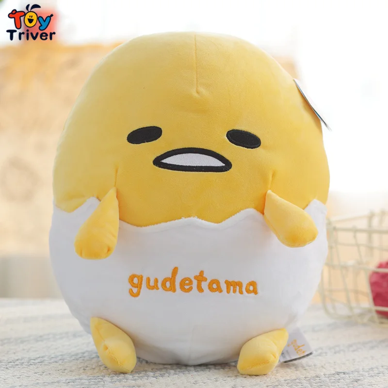 Yellow Gudetama Lazy Egg Yolk Brother плюшевая игрушка Triver Мягкая кукла для детей подарок на день