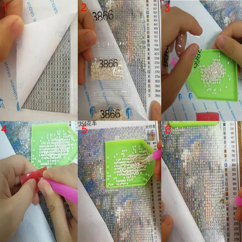 Новый Алмаз Божья коровка оставляет живопись DIY квадратный сверла узор алмазы