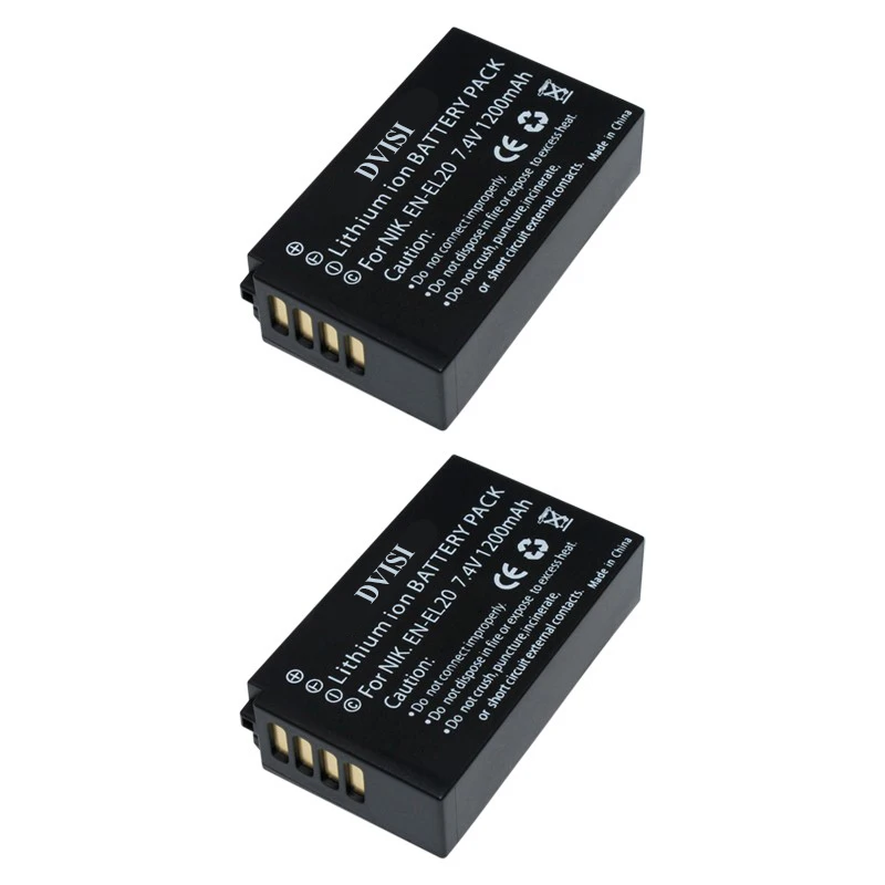 Высококачественная аккумуляторная батарея 7 4 в а для цифровой камеры Nikon EN EL20 1 J1 J2