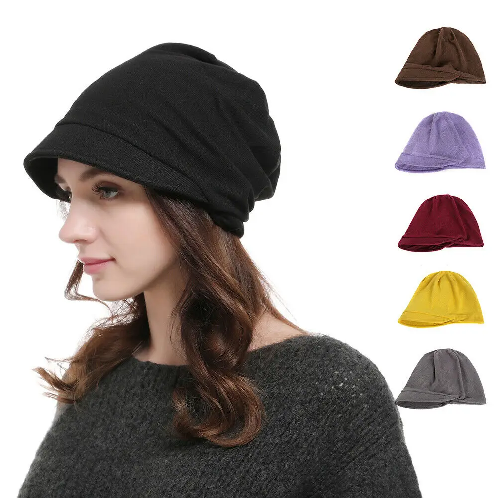 

Women's Under Scarf Tube Bonnet Cap Bone Islamic Head Cover Hijab Hair Wrap Loss