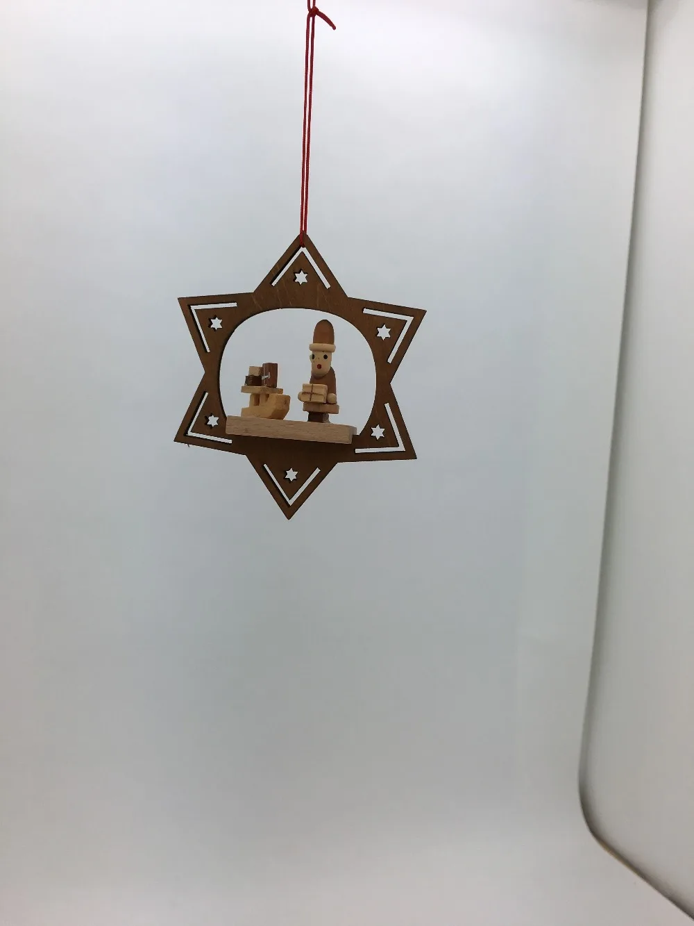 Chrsitmas деревянные подвесные украшения для рождественской елки кулон со
