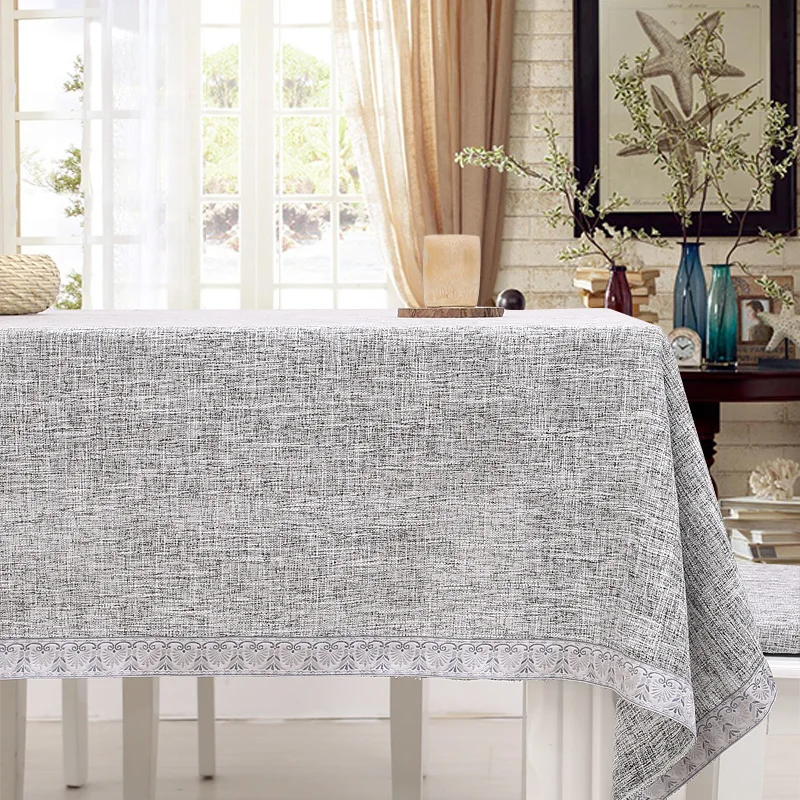 Абстрактная средиземноморская японская светло серая однотонная хлопковая