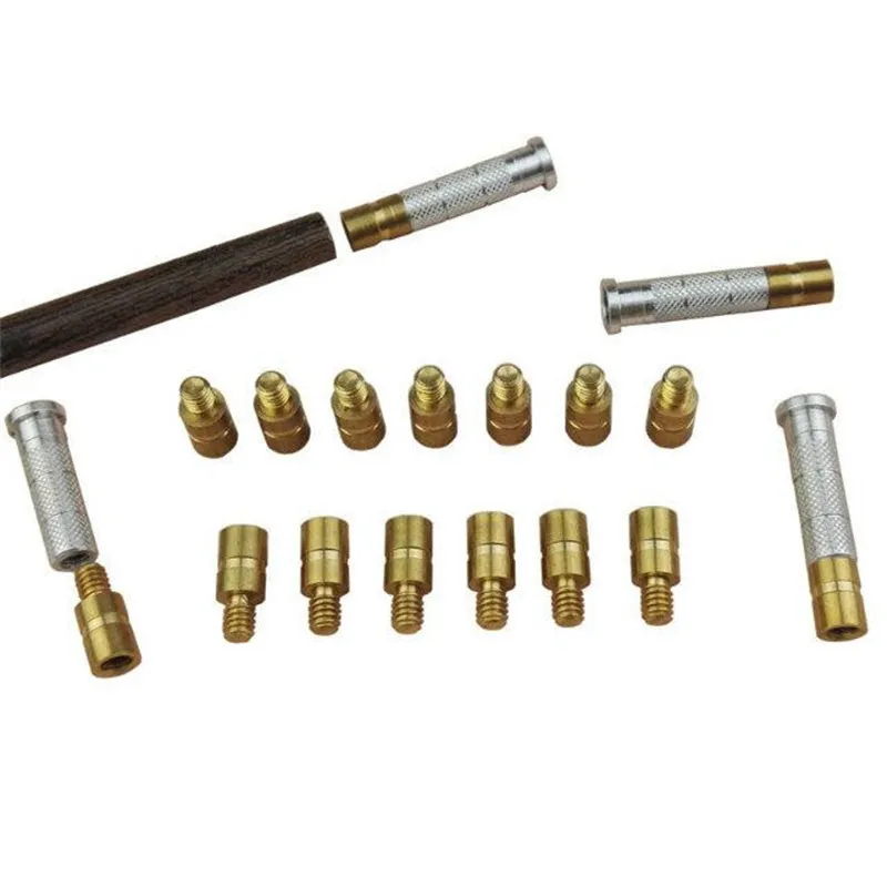 10PK 25 зерна стрелка дополнительный вес Медь Боб со Алюминиевый держатель для