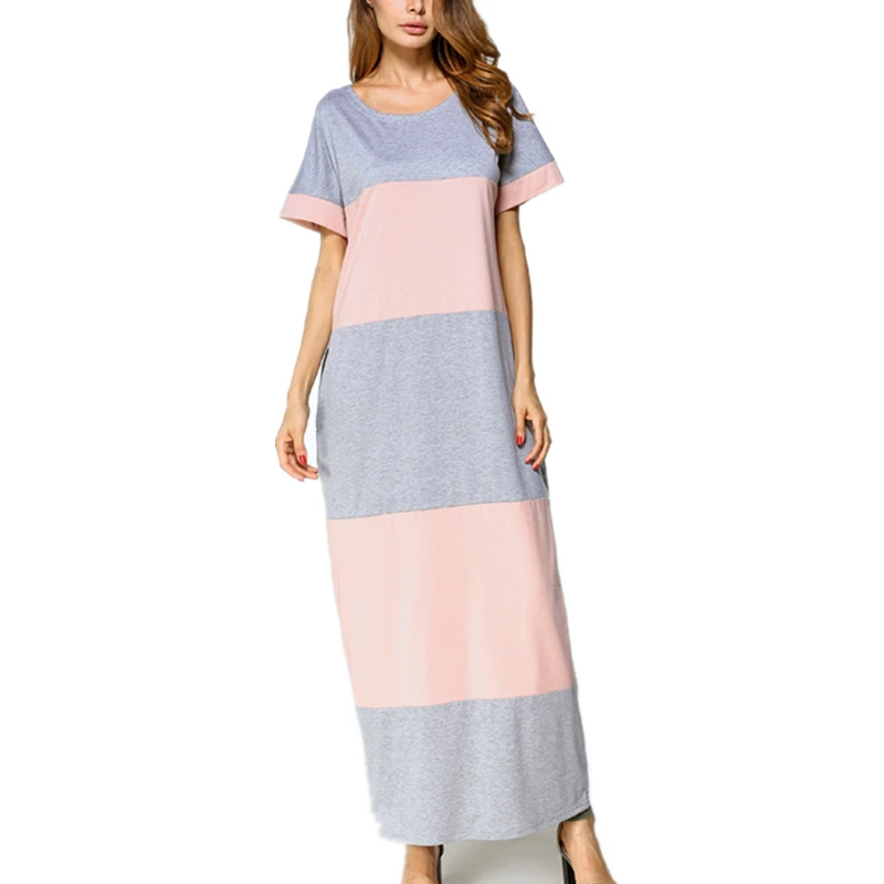 2020 Брендовое платье кафтан модное Повседневное макси мягкие летние платья