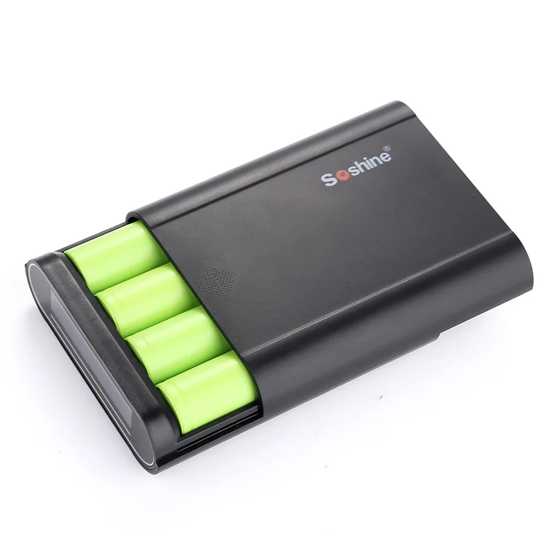 SoShine E3 4x18650 батарея Портативное зарядное устройство для iPhone Samsung Мобильный USB