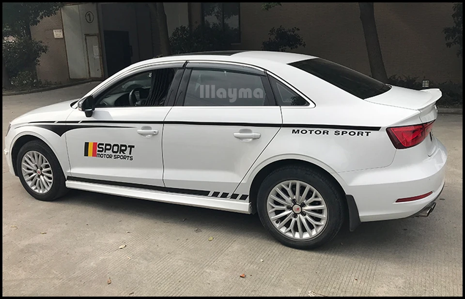 V Стиль ABS задний спойлер на багажник для Audi A3 8 V лимузин Sline S3- год блеск белого цвета сзади автомобиля крыло спойлер