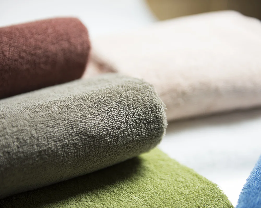 Гигиенические средства для ванной комнаты в японском стиле чесаные полотенца