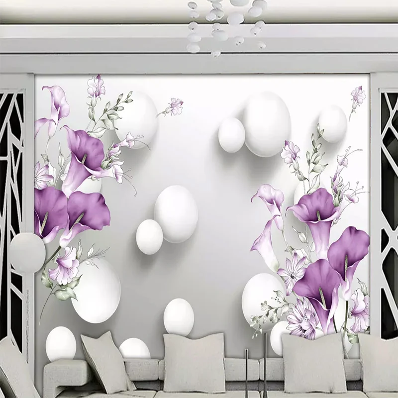 Изготовленная на заказ тканевая фиолетовая Калла Ювелирное Украшение Лилия