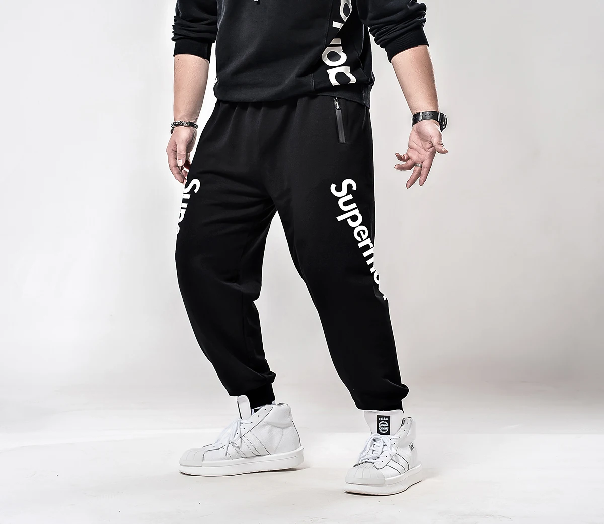 Новые мужские спортивные брюки 6XL 7XL 5XL, мужские брюки для бега большого размера, мужские брюки для фитнеса большого размера, мужские повседневные брюки размера плюс