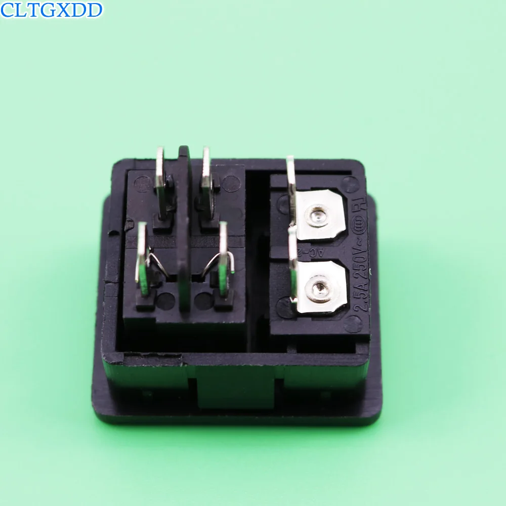 Впускной Разъем кабеля питания cltgxdd IEC 320 C8 AC с выключателем 250 В 2.5A CCC