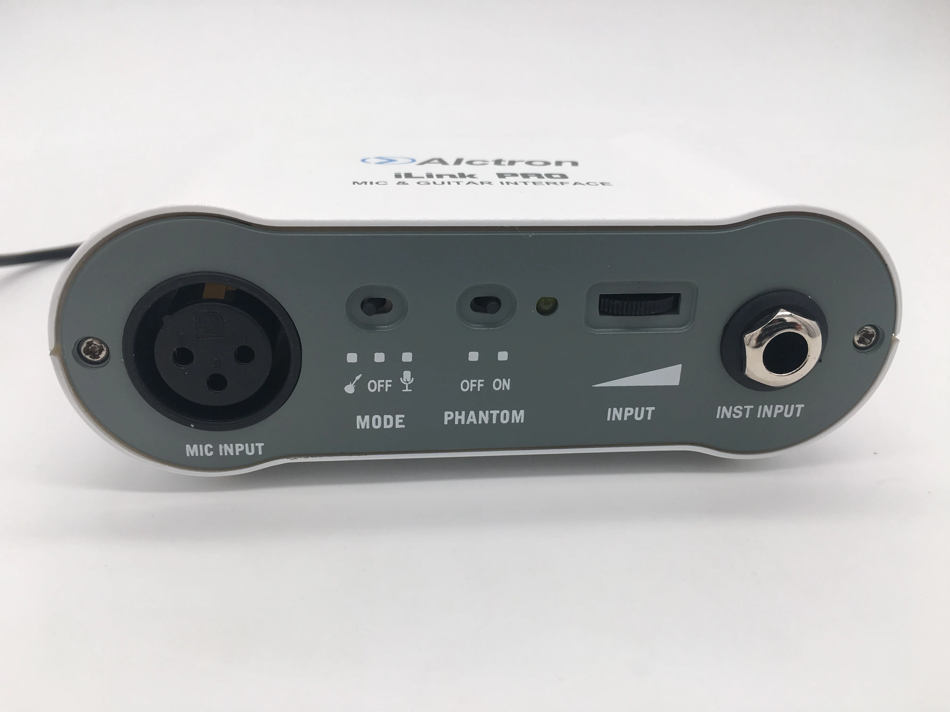 Alctron iLink PRO смартфон планшет аудио интерфейс микрофон и конвертер для гитары
