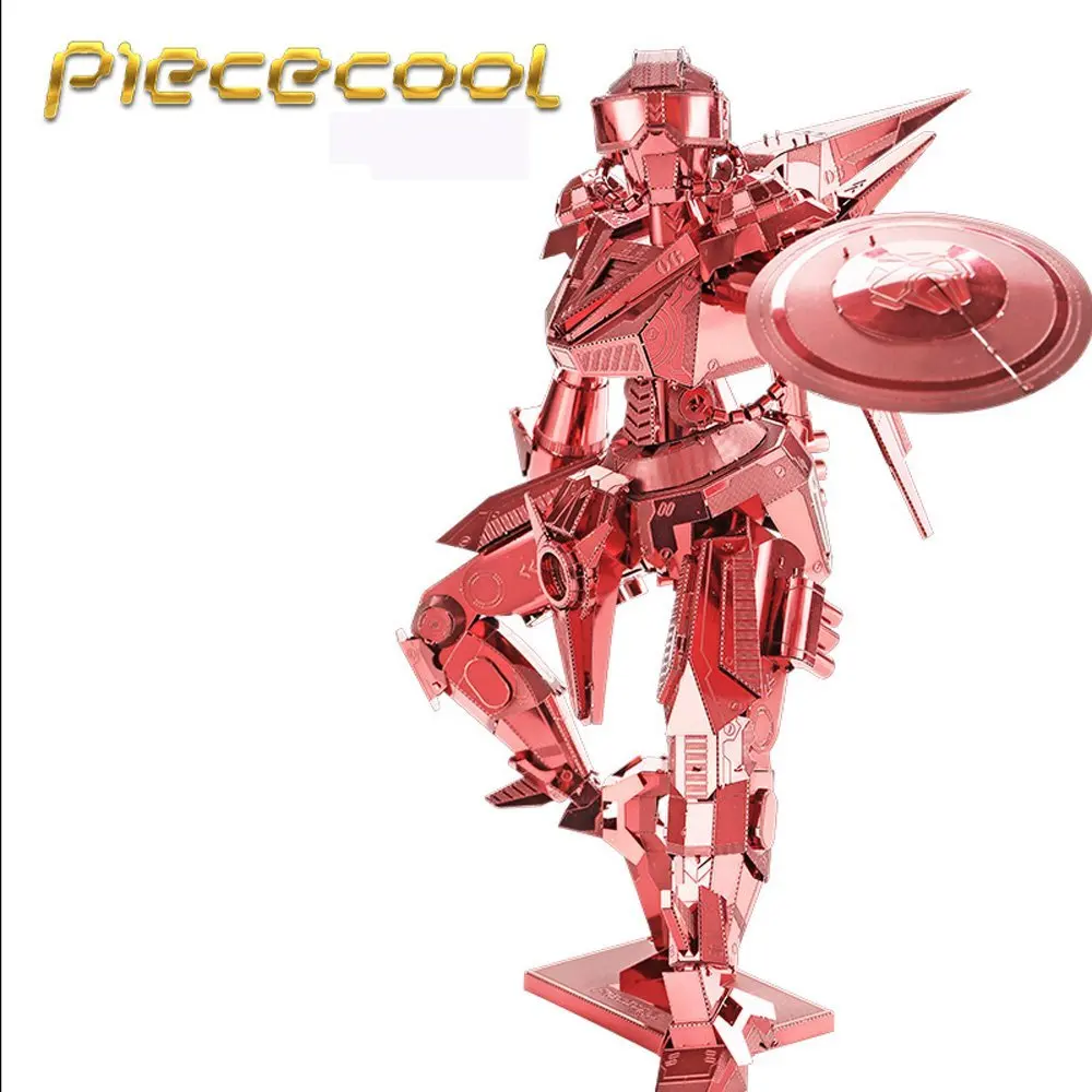 Металлический 3D пазл Piececool щит человек робот 7 звезд|3d metal puzzle|metal puzzle3d |