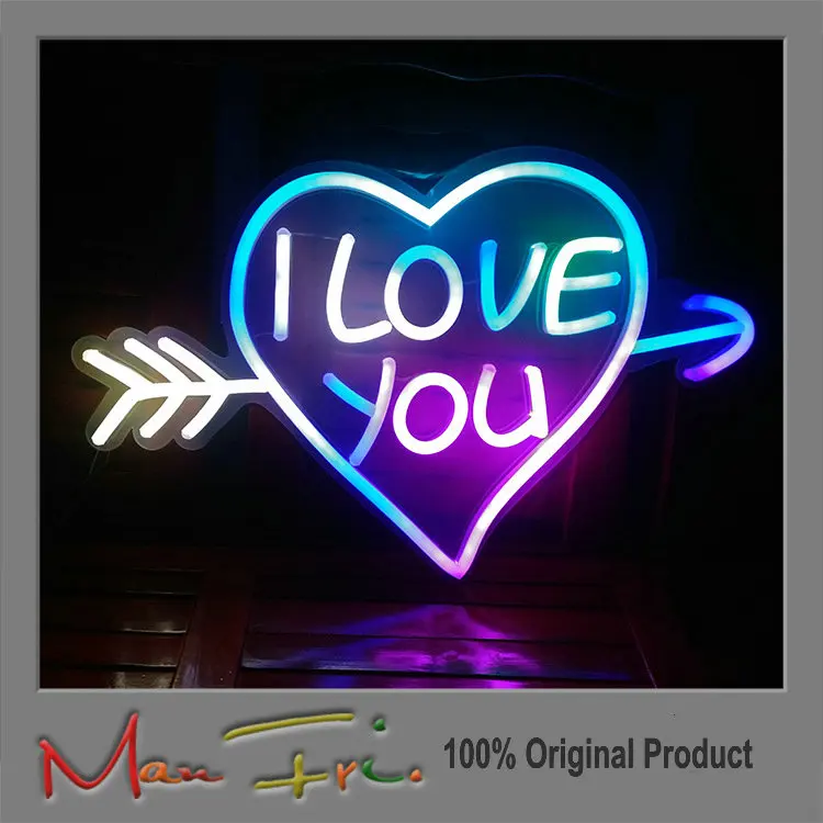 Наружная реклама деловой знак RGB светодиодные мягкие неоновые открытые вывески