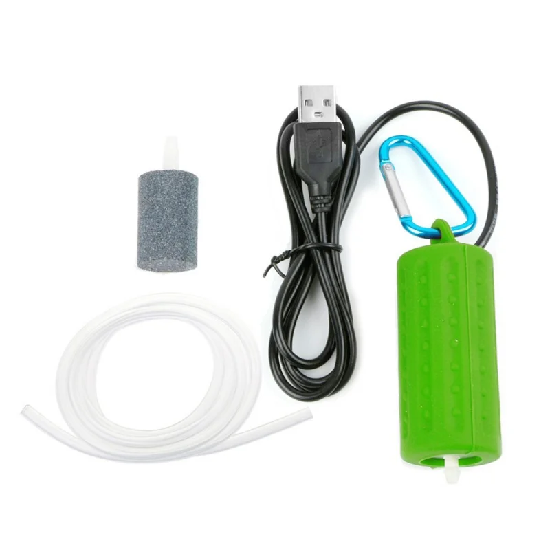 Мини USB аквариумный кислородный воздушный насос портативные бесшумные