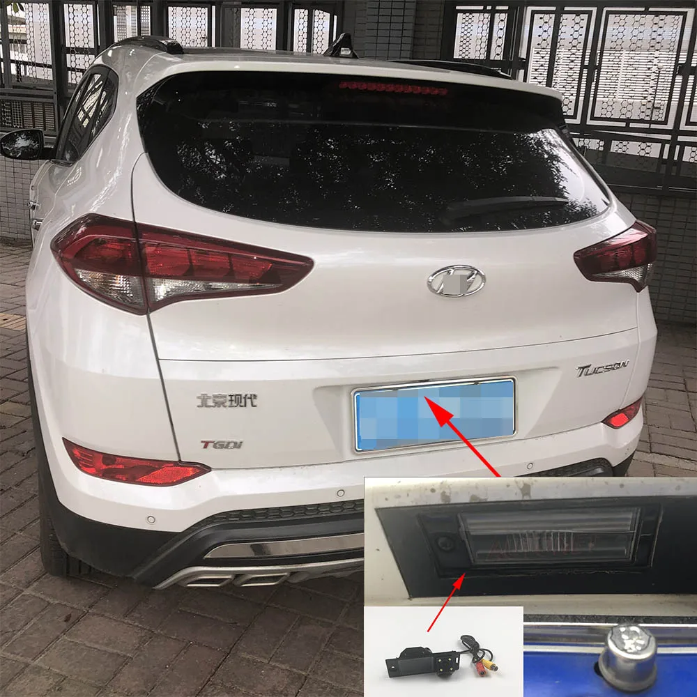 AUTONET резервного копирования камера заднего вида для hyundai Tucson IX35 TL ночного видения парковки/номерного знака камера